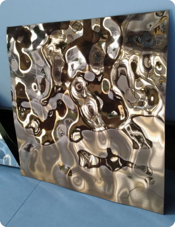 Water Ripple Plate Stainless Steel Sheet